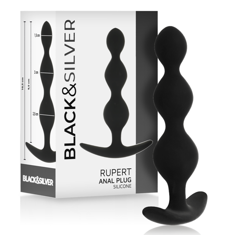 BLACKSILVER – CHAÎNE À BILLES ANAL RUPERT 10 CM