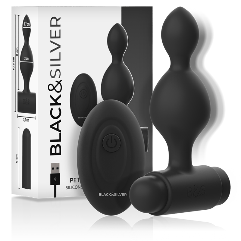 BLACKSILVER – TUCKER PETITE TÉLÉCOMMANDE POUR PLUG ANAL EN SILICONE
