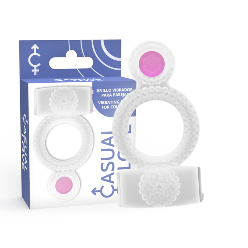 CASUAL LOVE – BAGUE TRANSPARENTE DOUBLE PLAISIR