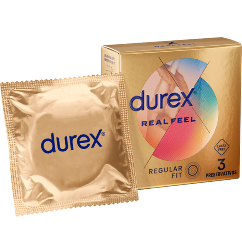 DUREX – PRÉSERVATIFS REAL FEEL 3 UNITÉS