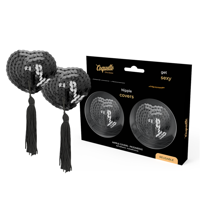 COQUETTE CHIC DESIRE – CACHE-MALINS  PAILLETTES NOIRES