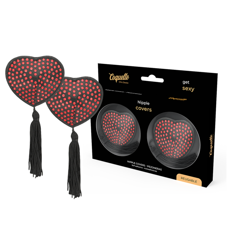 COQUETTE CHIC DESIRE – CACHE-MALINS ROUGE / NOIR