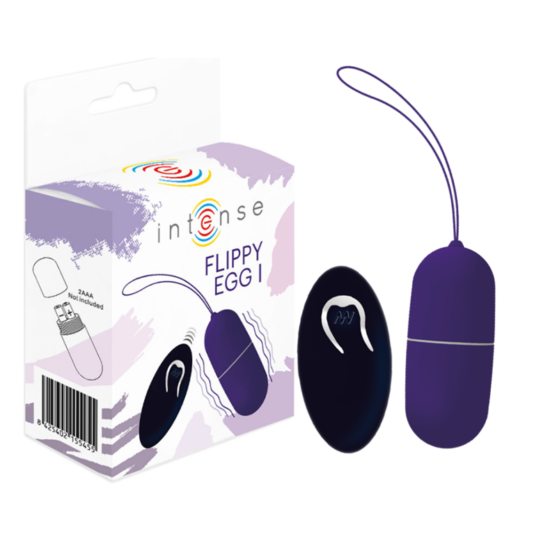 INTENSE – OEUF VIBRANT FLIPPY I AVEC TÉLÉCOMMANDE VIOLET