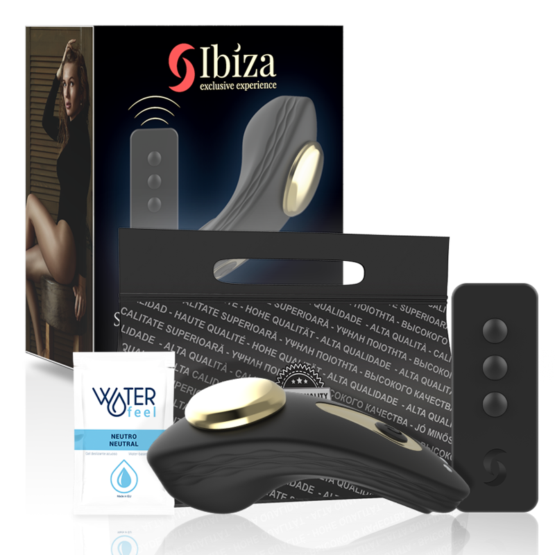 IBIZA – TÉLÉCOMMANDE VIBRATEUR PANTIE EN SILICONE