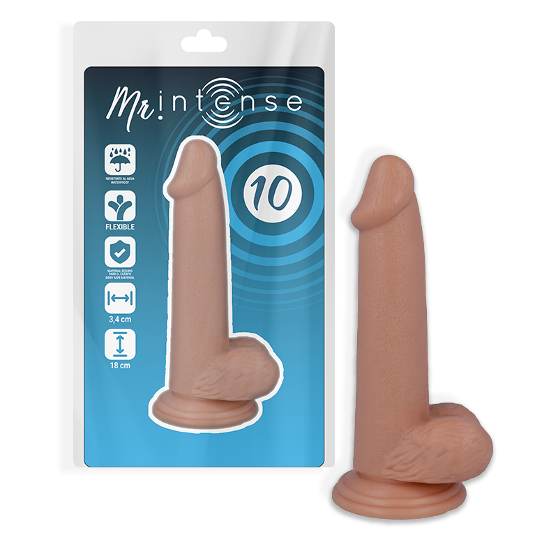 MR INTENSE – 10 PÉNIS RÉALISTE 18 CM -O- 3.4 CM