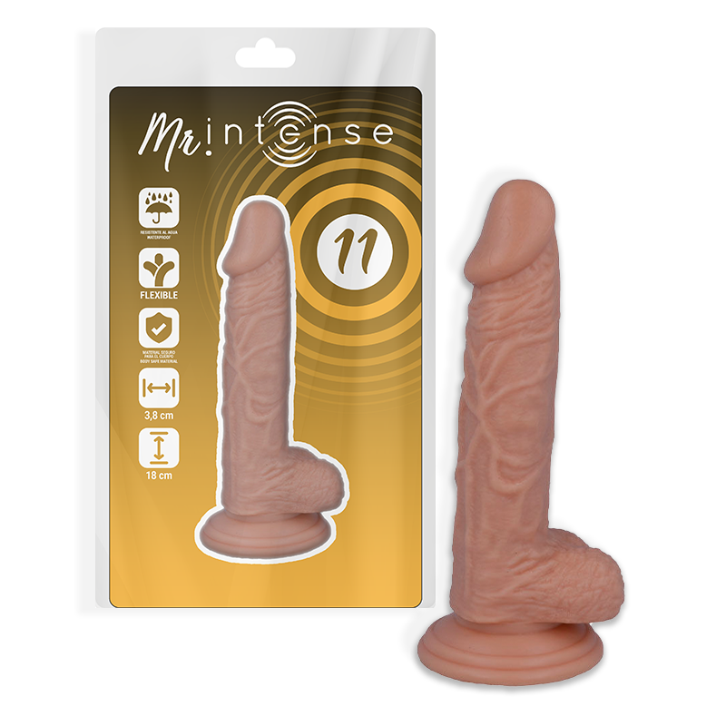 MR INTENSE – 11 PÉNIS RÉALISTE 18 CM -O- 3.8 CM