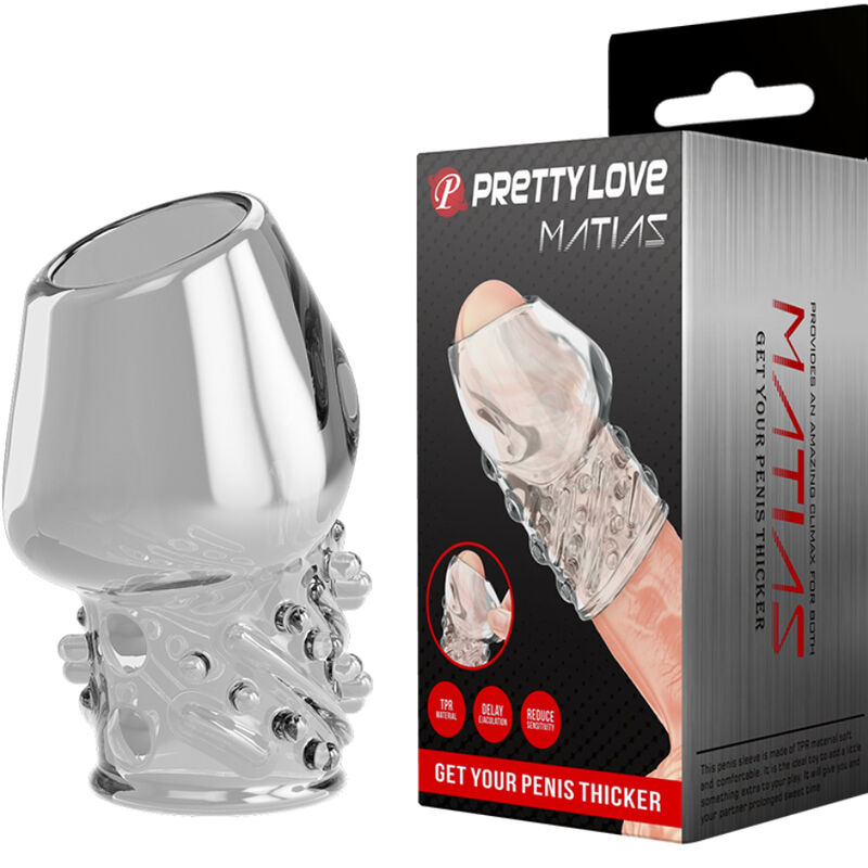 PRETTY LOVE – ÉPAISSISSEUR DE PÉNIS TRANSPARENT MATIAS