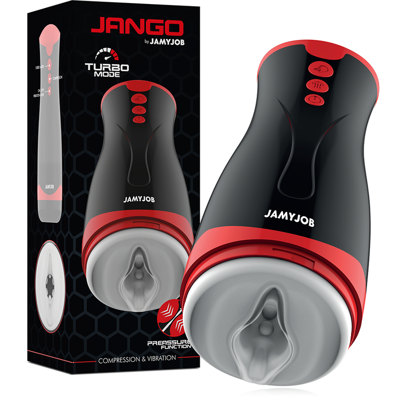 JAMYJOB – MASTURBATEUR  COMPRESSION ET VIBRATION JANGO