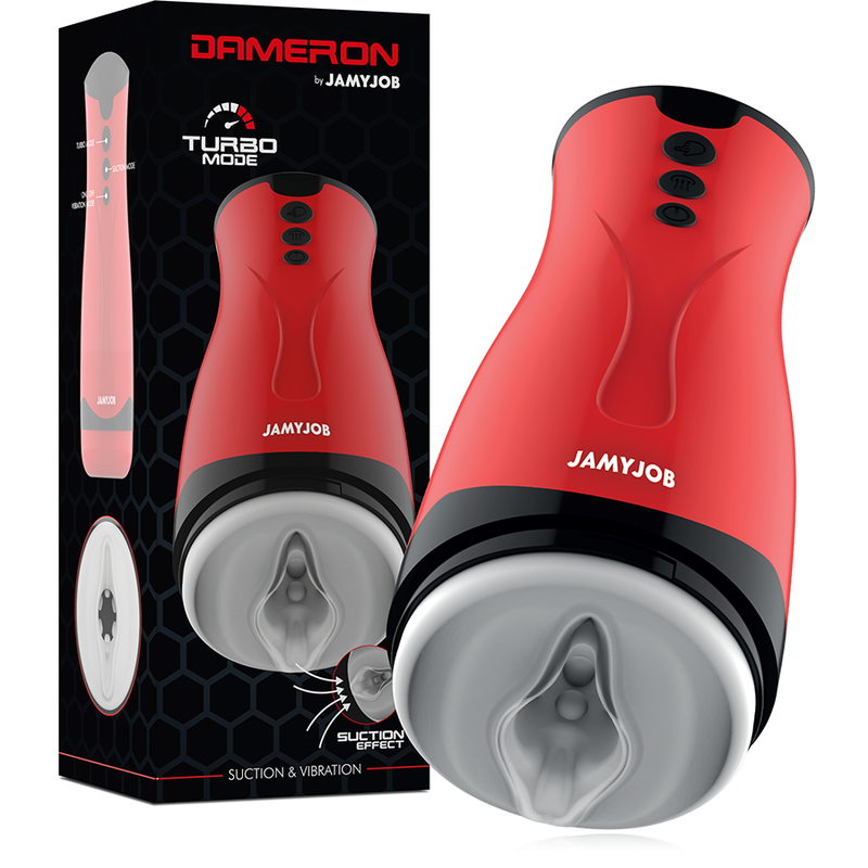 JAMYJOB – MASTURBATEUR À ASPIRATION ET VIBRATION DAMERON