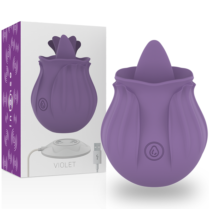INTENSE – VIOLET CL TORIS STIMULATEUR 10 VIBRATIONS LILAS