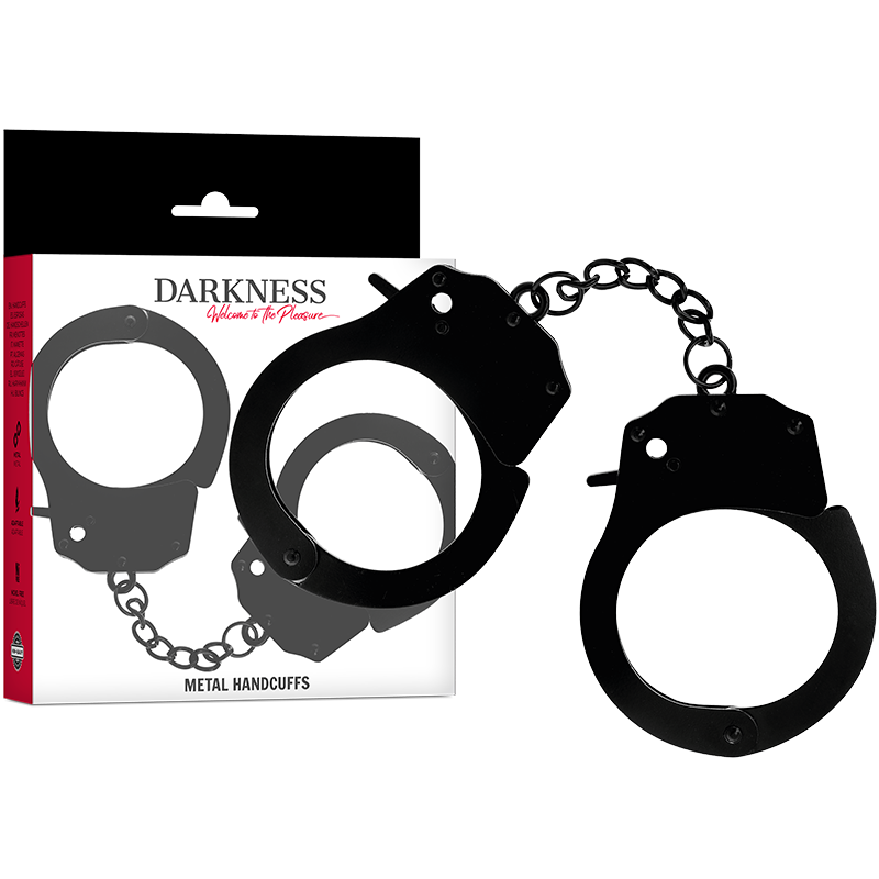 DARKNESS – MENOTTES EN MÉTAL POUR MAINS NOIRES