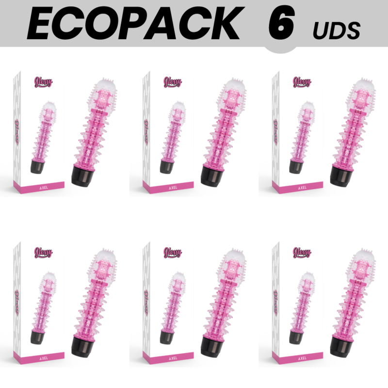 ECOPACK 6 UNITÉS – VIBRATEUR GLOSSY AXEL ROSE