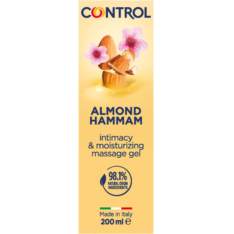 CONTROL – GEL DE MASSAGE HAMMAM AUX AMANDES 3 EN 1 200 ML