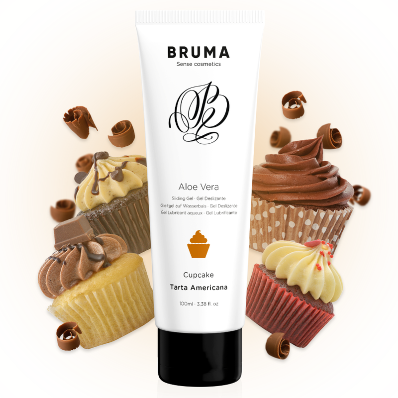 BRUMA – GEL GLISSANT À LALOE VERA SAVEUR CUPCAKE 100 ML