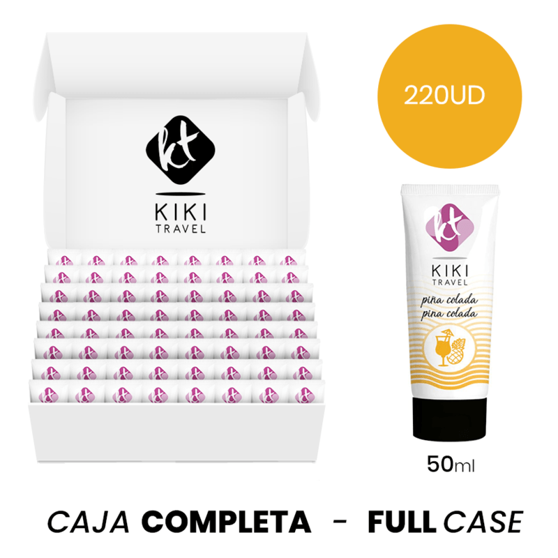 MOQ 220 – KIKÍ TRAVEL SAVEUR DE FRUITS TROPICAUX LUBRIFIANT A BASE DEAU – 50 ML