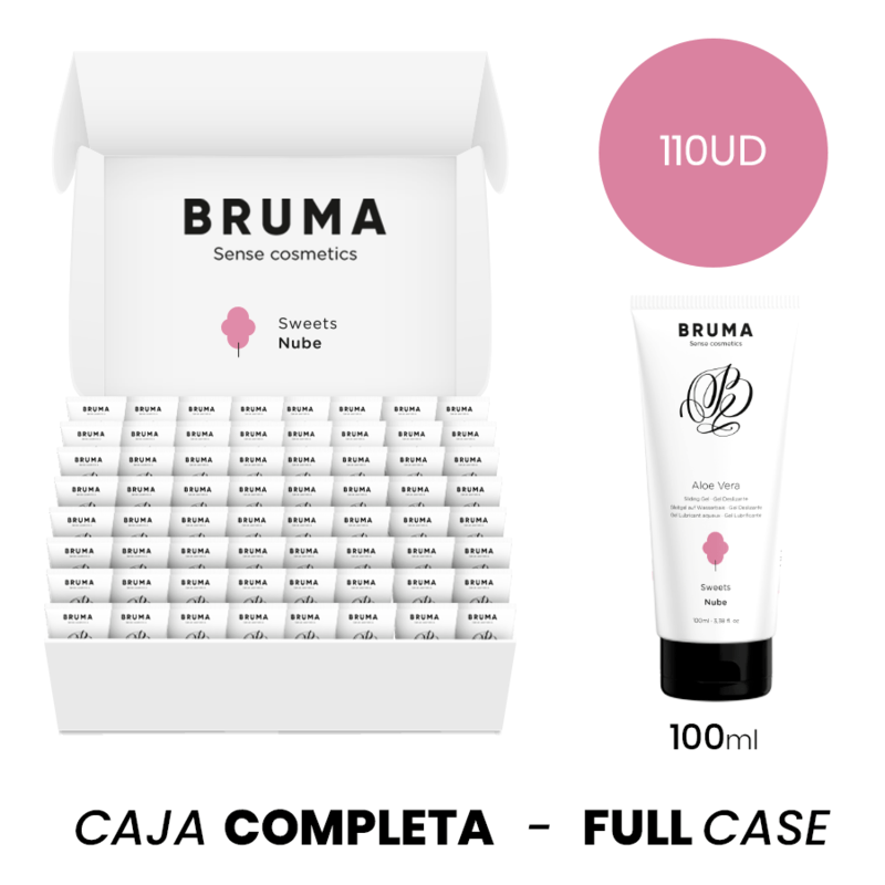 MOQ 110 – BRUMA SAVEUR DE FRUITS TROPICAUX LUBRIFIANT A BASE DEAU – 100 ML