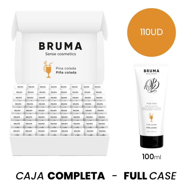 MOQ 110 – BRUMA SAVEUR DE FRUITS TROPICAUX LUBRIFIANT A BASE DEAU – 100 ML