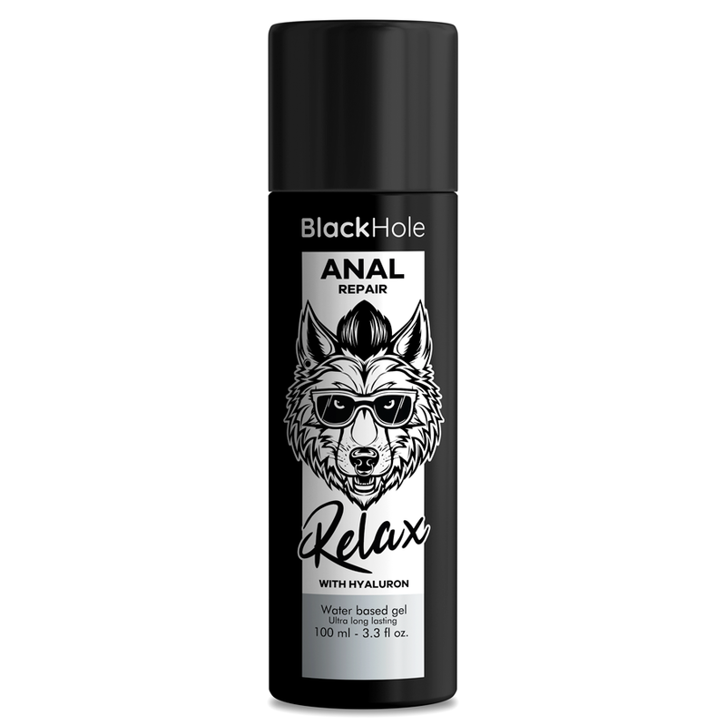 BLACK HOLE – RÉPARATION ANALE RELAX À BASE DEAU AVEC HYALURON 100 ML