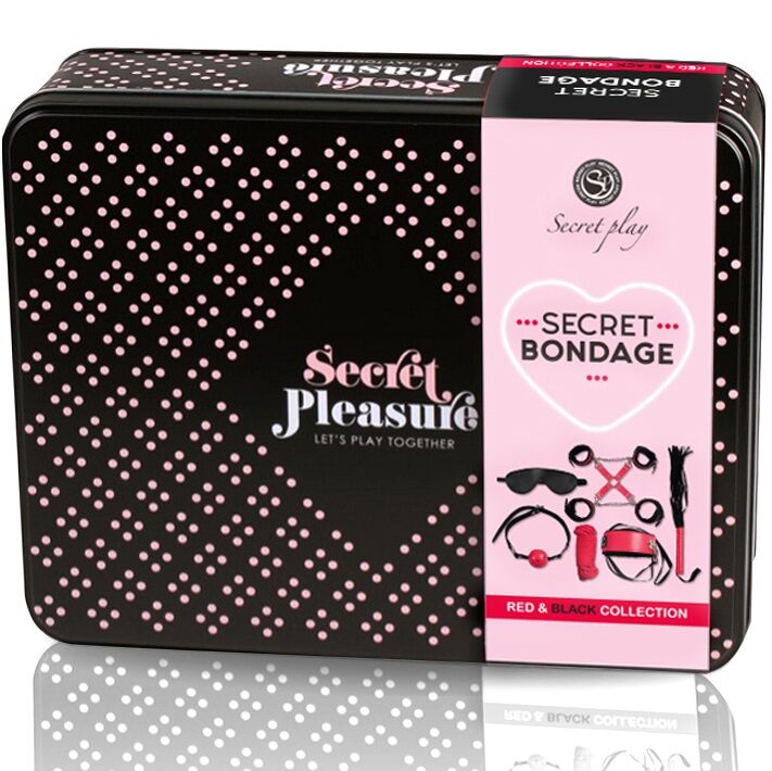 SECRETPLAY – BDSM SET 6 PCS ROUGE COLLECTION