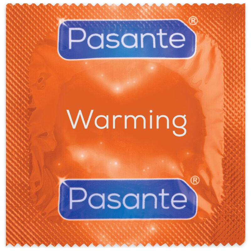 PASANTE – PRÉSERVATIFS EFFET CHAUFFANT SAC 144 UNITÉS