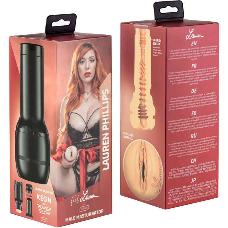 KIIROO – FEEL LAUREN PHILLIPS STARS COLLECTION STROKERS COMPATIBLES POWERBLOW