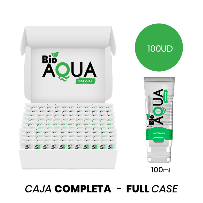 MOQ 100 – BIOAQUA LUBRIFIANT A BASE DEAU INGREDIENTS NATURELS 100 ML