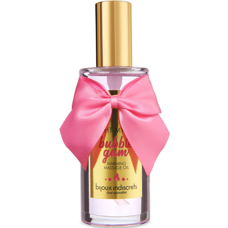 BIJOUX – INDISCRETS HUILE DE MASSAGE LIGHT MY FIRE EFFET CHALEUR SAVEUR GOMME