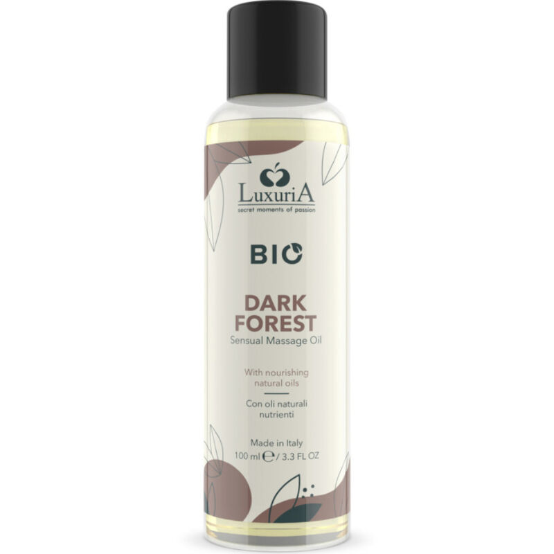 INTIMATELINE LUXURIA – HUILE DE MASSAGE BIO FORÊT NOIRE 100 ML