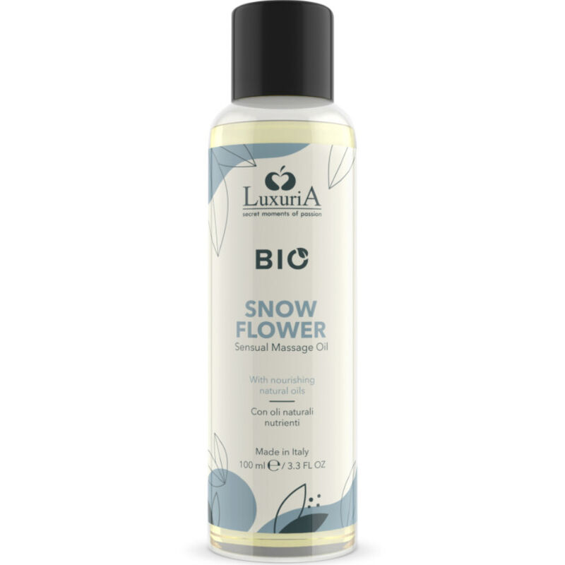 INTIMATELINE LUXURIA – HUILE DE MASSAGE BIO FLEUR DES NEIGES 100 ML