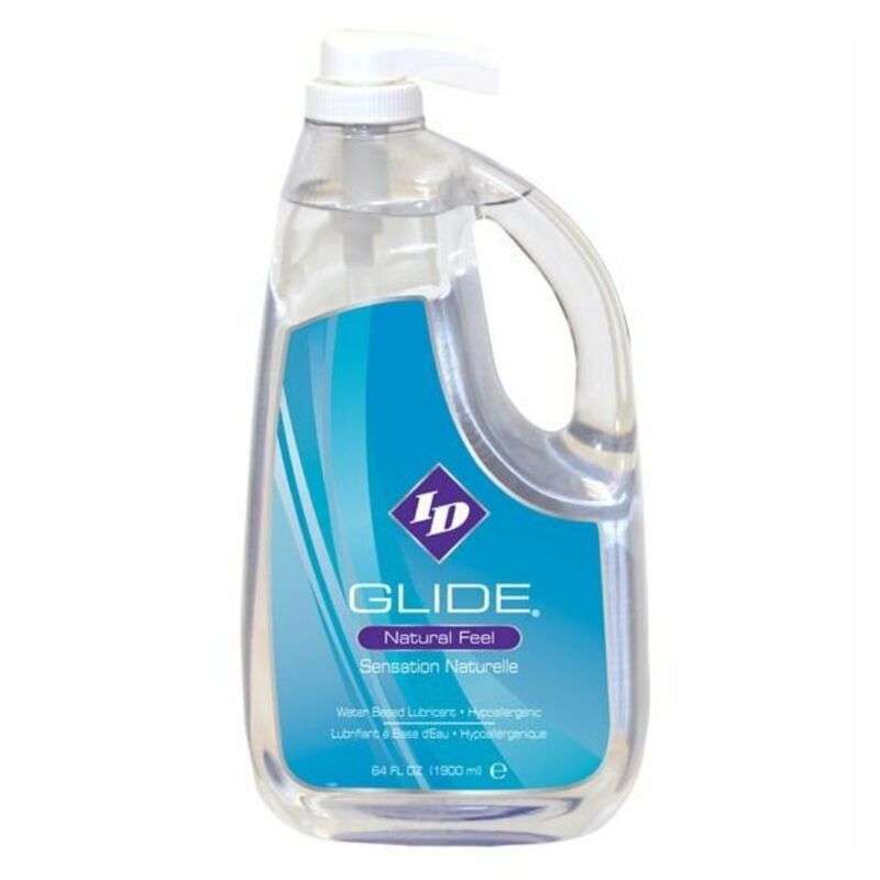 ID GLIDE – LUBRIFIANT À BASE DEAU + HYPOALLERGÉNIQUE SENSATION NATURELLE 1900 ML