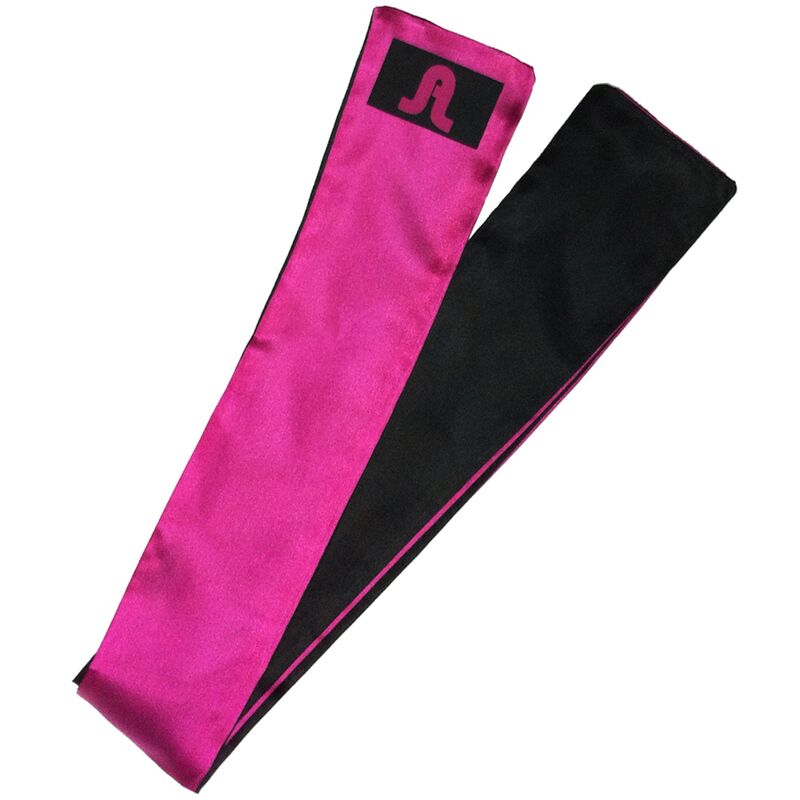 ADRIEN LASTIC – BANDAGE RÉVERSIBLE SATIN ROSE/NOIR