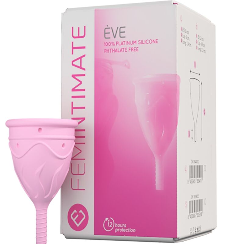 FEMINTIMATE – COUPE MENSTRUELLE EN SILICONE EVE – TAILLE L