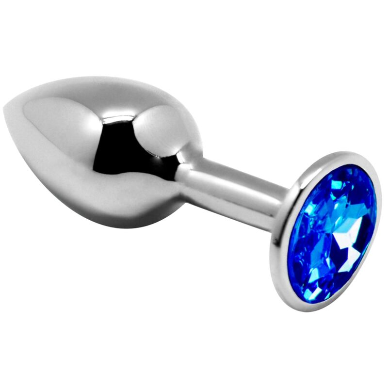ALIVE – MINI PLUG DE PLAISIR ANAL MÉTAL BLEU TAILLE S