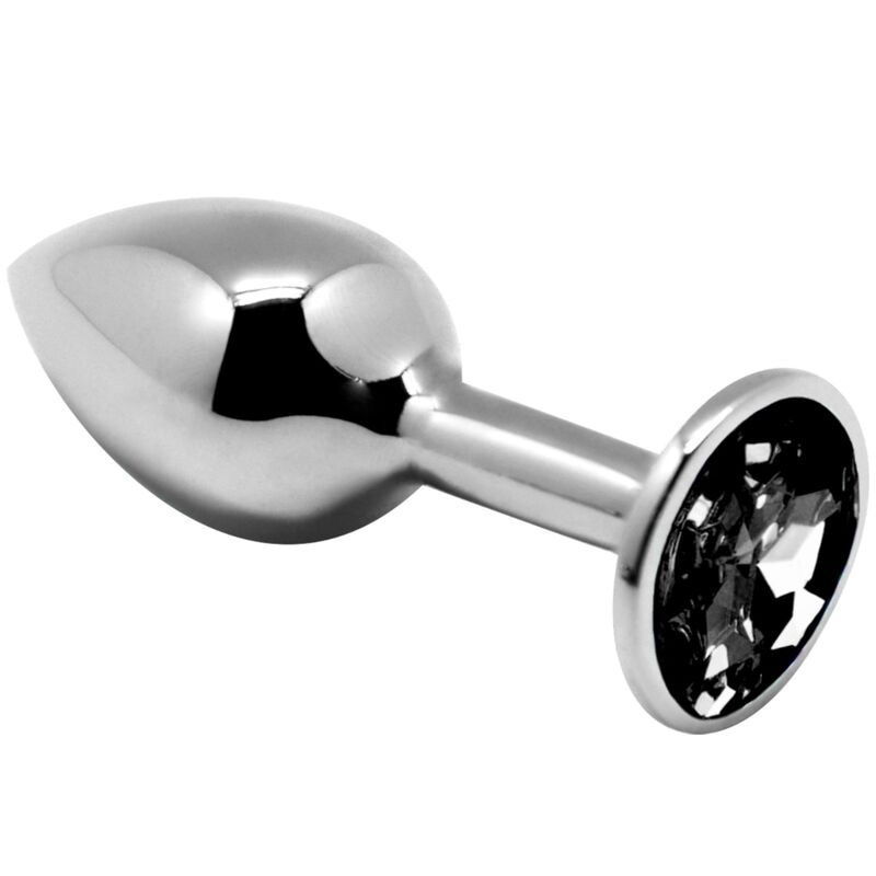 ALIVE – MINI PLUG DE PLAISIR ANAL MÉTAL NOIR TAILLE M