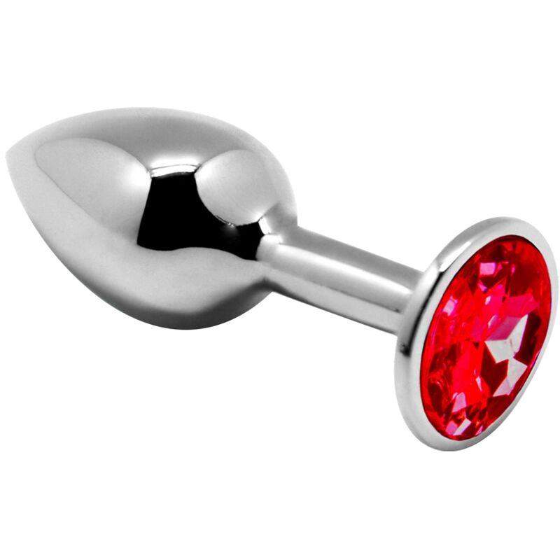 ALIVE – MINI PLUG DE PLAISIR ANAL MÉTAL ROUGE TAILLE S
