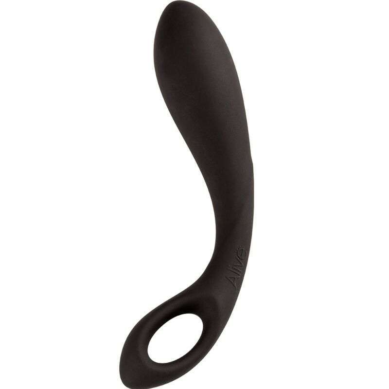 ALIVE – MASSEUR ANAL COEUR NOIR 15 CM
