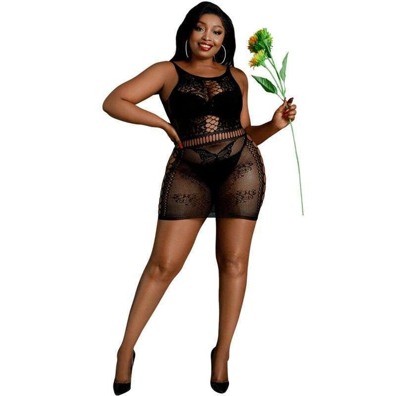 MOONLIGHT – ROBE MODÈLE 1 NOIRE GRANDE TAILLE