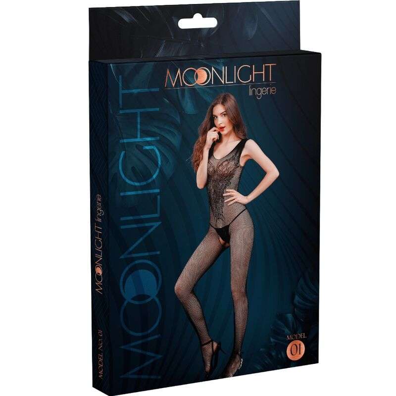 MOONLIGHT – BODYSTOCKING MODÈLE 1 NOIR TAILLE UNIQUE