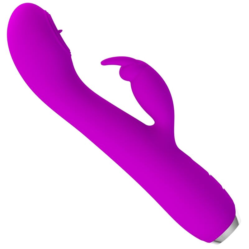PRETTY LOVE – VIBRATEUR RECHARGEABLE RACHEL AVEC ONDES STIMULANTES VIOLET