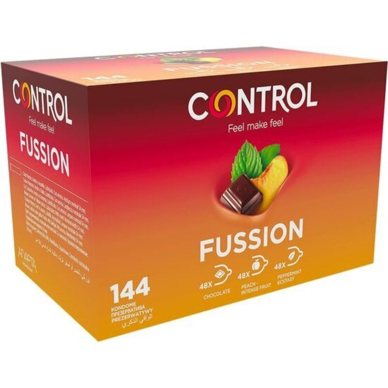 CONTROL – PRÉSERVATIFS ADAPTA FUSSION 144 UNITÉS