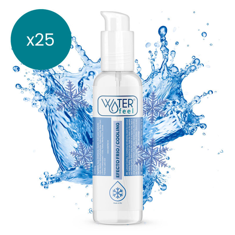 WATERFEEL – LUBRIFIANT EFFET FROID 150 ML PACK 25 UNITÉS