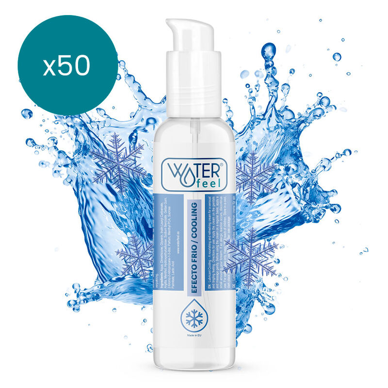 WATERFEEL – LUBRIFIANT EFFET FROID 150 ML PACK 50 UNITÉS