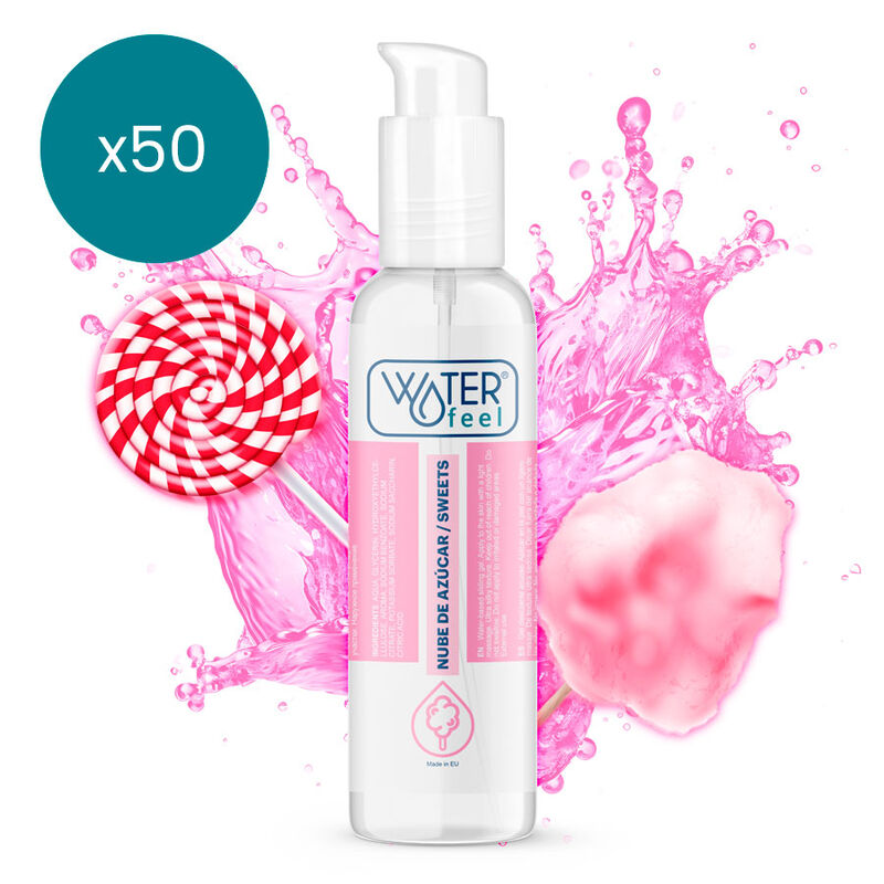 WATERFEEL – LUBRIFIANT SUGAR CLOUD 175 ML PAQUET 50 UNITÉS