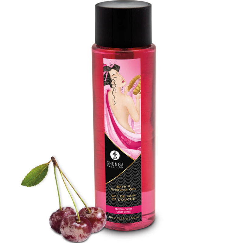 SHUNGA – GEL BAIN  DOUCHE CERISE GIVRÉE 370 ML