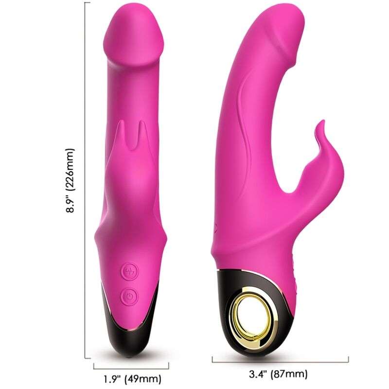 ARMONY – METEROR DILDO VIBRATEUR LAPIN ROTATEUR FUCHSIA