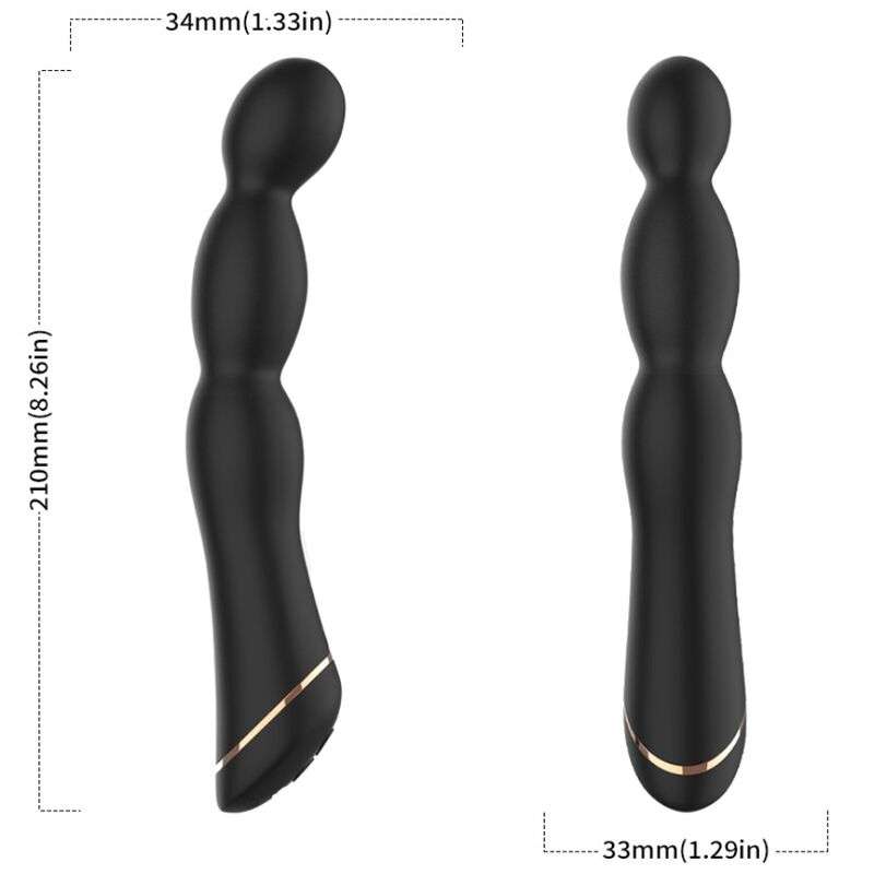 ARMONY – VIBRATEUR BAMBU RÉGLABLE NOIR