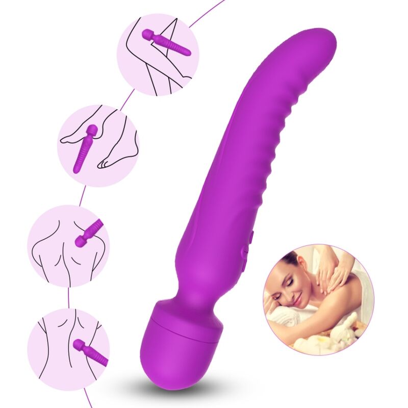 ARMONY – MISSION MASSAGER  VIBRATEUR EFFET CHALEUR VIOLET
