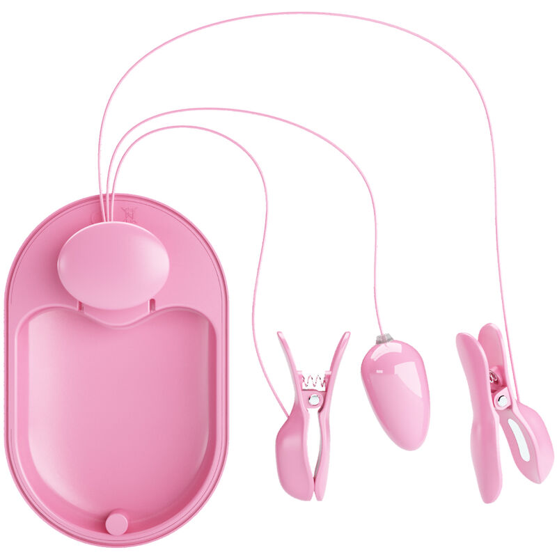 PRETTY LOVE – BOITE SURPRISE PINCES DÉLECTRO STIMULATION ROSE