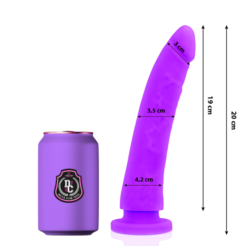 DELTA CLUB – TOYS GODE MÉDICAL LILAS SILICONE 20 CM -O- 4 CM