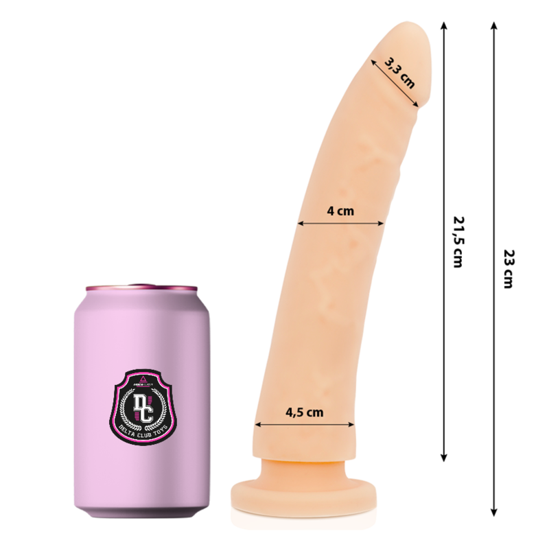 DELTA CLUB – TOYS GODE NATUREL MÉDICAL SILICONE 23 CM -O- 4.5 CM